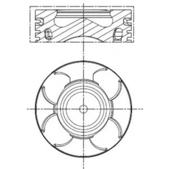 Piston MAHLE 011 PI 00100 000
