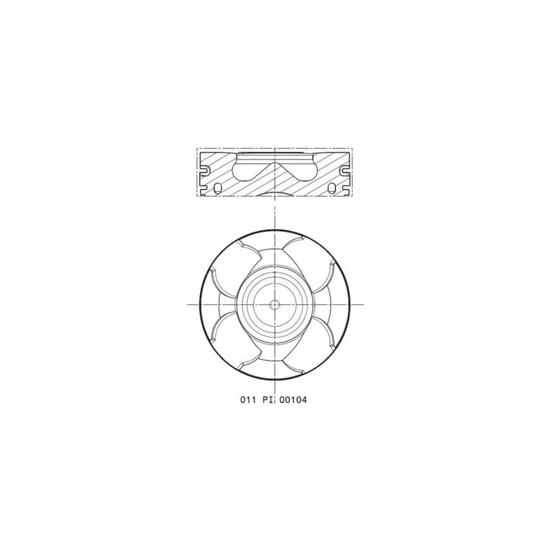 Piston MAHLE 011 PI 00104 002