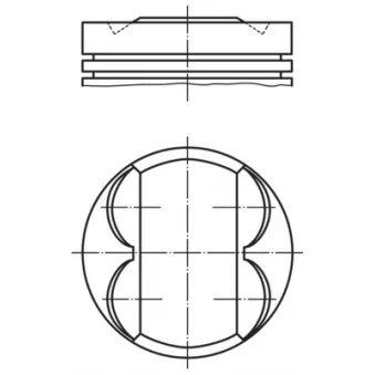 Piston MAHLE 011 PI 00105 001