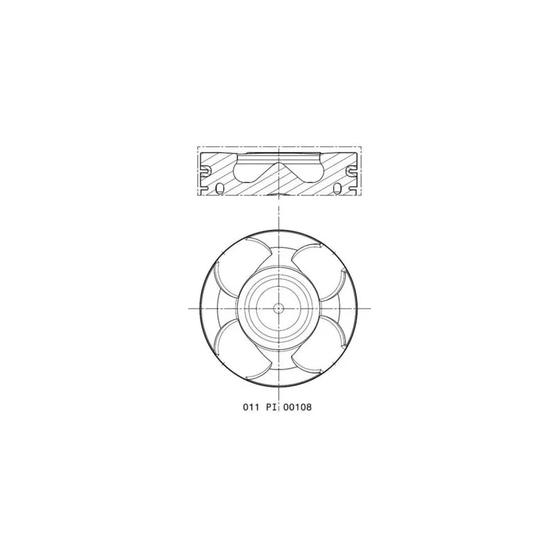 Piston MAHLE 011 PI 00108 000