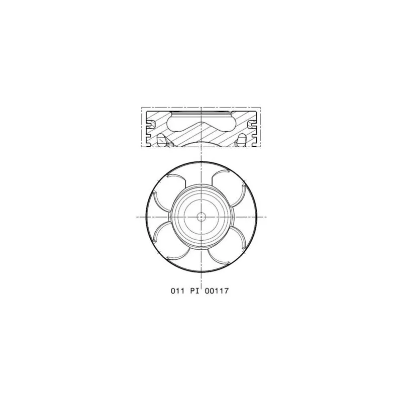 Piston MAHLE 011 PI 00117 001