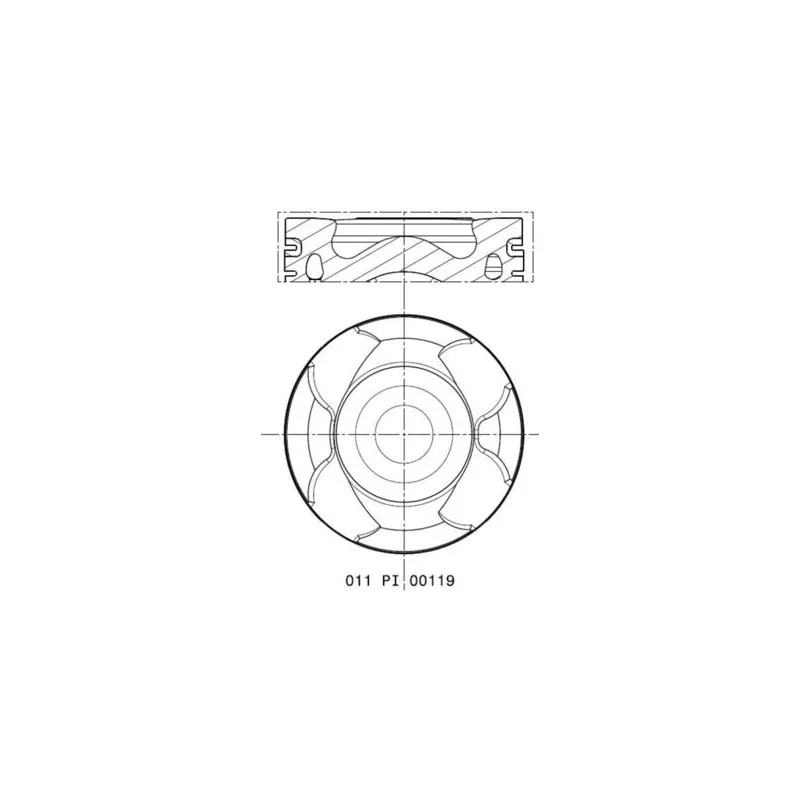 Piston MAHLE 011 PI 00119 001