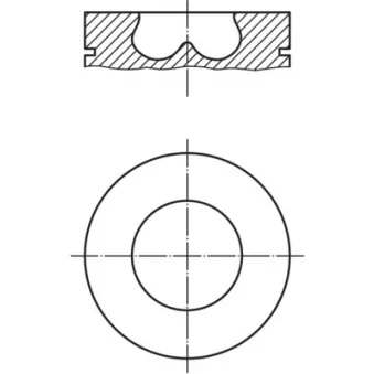 Piston MAHLE 013 PI 00107 000