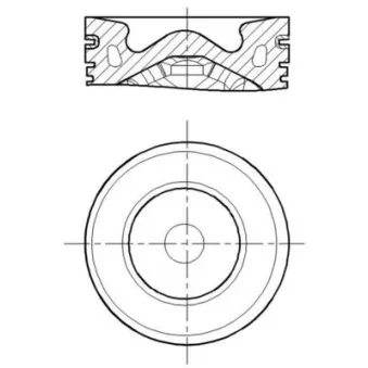 Piston MAHLE 013 PI 00155 001
