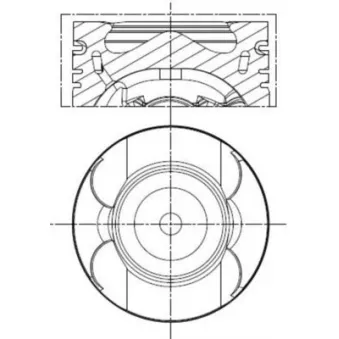 Piston MAHLE 013 PI 00156 001