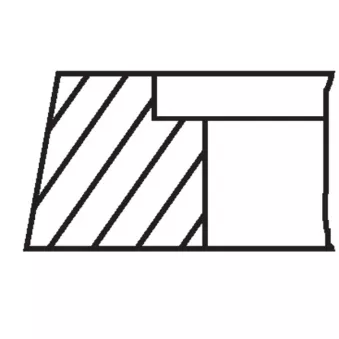 Jeu de segments de pistons MAHLE