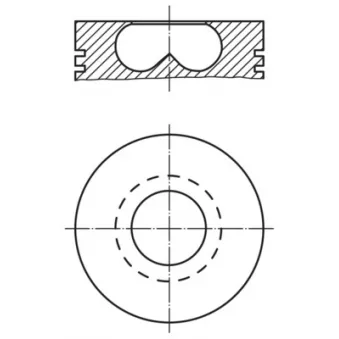Piston MAHLE 015 70 01
