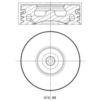 Piston MAHLE 015 89 02