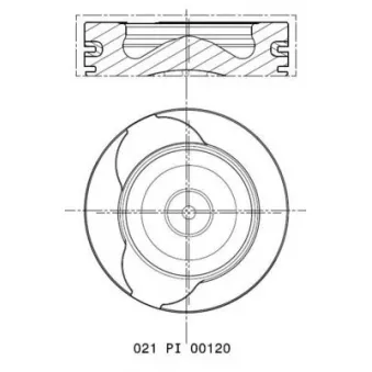 Piston MAHLE 021 PI 00120 001