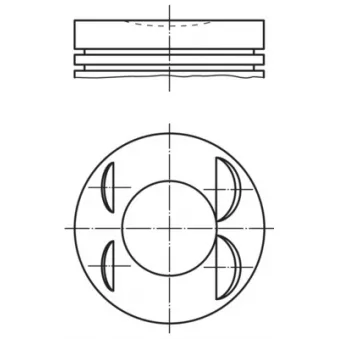 Piston MAHLE 021 PI 00127 001