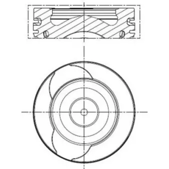 Piston MAHLE 021 PI 00128 000