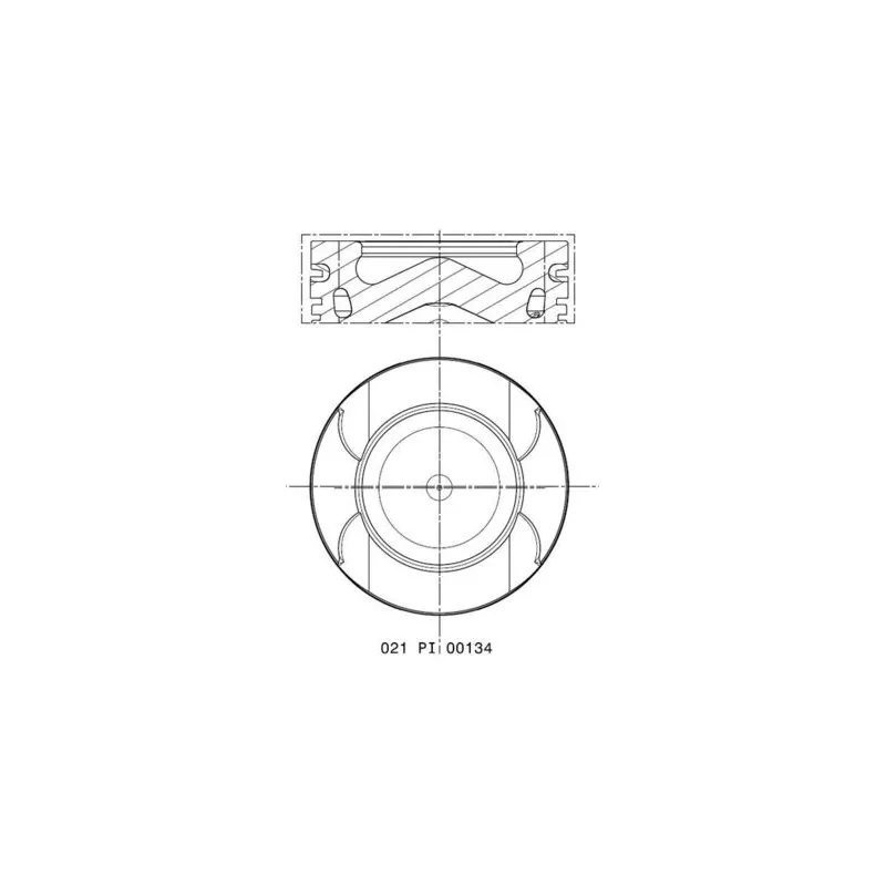 Piston MAHLE 021 PI 00134 002