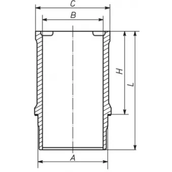 Chemise de cylindre MAHLE