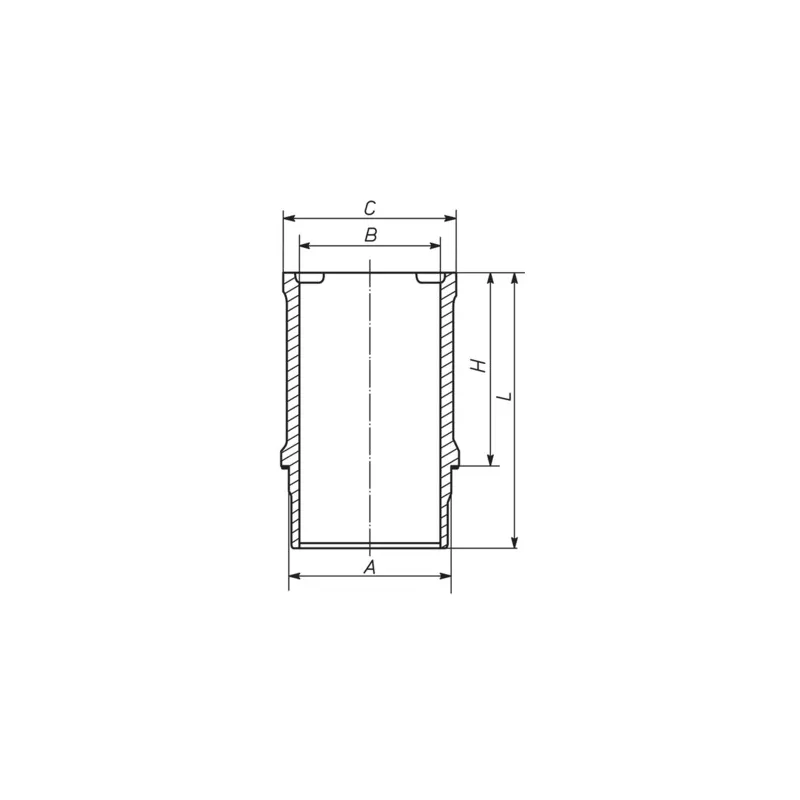 Chemise de cylindre MAHLE 021 WN 09 00