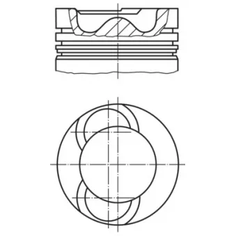 Piston MAHLE 028 09 00