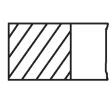 Jeu de segments de pistons MAHLE 028 25 N2 - Visuel 1