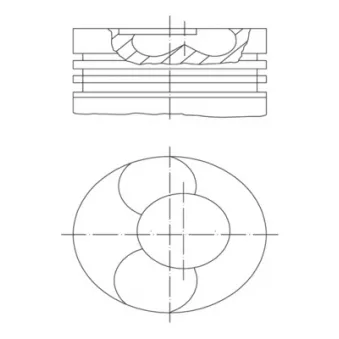 Piston MAHLE 028 PI 00112 001