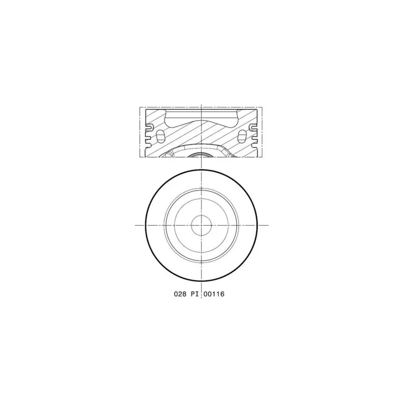 Piston MAHLE 028 PI 00116 001