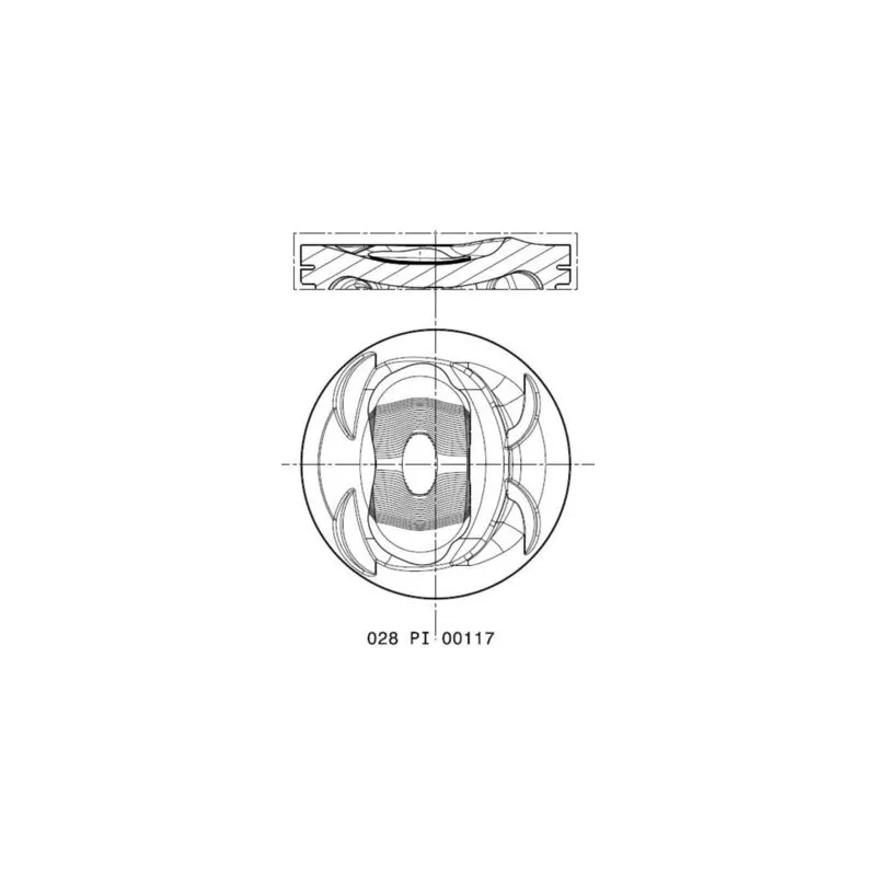Piston MAHLE 028 PI 00117 000