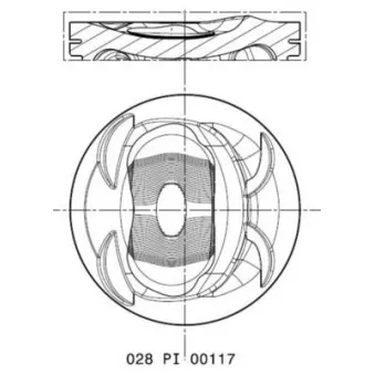 Piston MAHLE 028 PI 00117 002