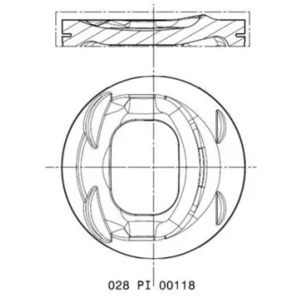 Piston MAHLE 028 PI 00118 000
