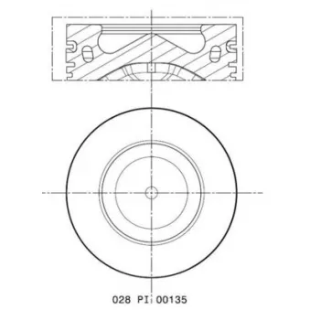 Piston MAHLE 028 PI 00135 001