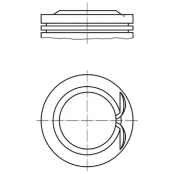 Piston MAHLE 028 PI 00146 000