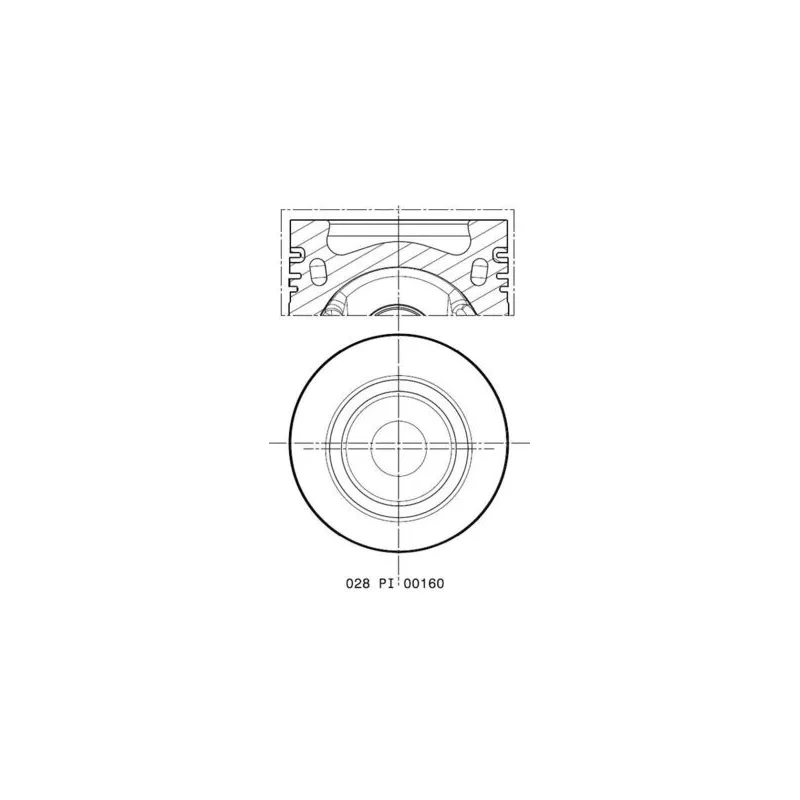 Piston MAHLE 028 PI 00160 000