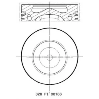 Piston MAHLE 028 PI 00166 000