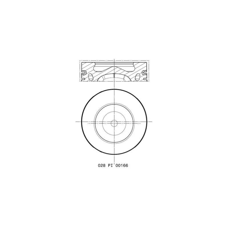 Piston MAHLE 028 PI 00166 000