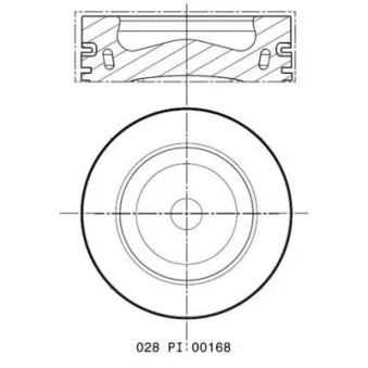 Piston MAHLE 028 PI 00168 002