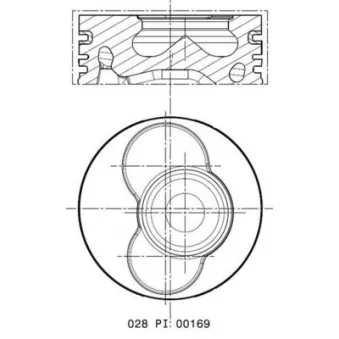 Piston MAHLE 028 PI 00169 002