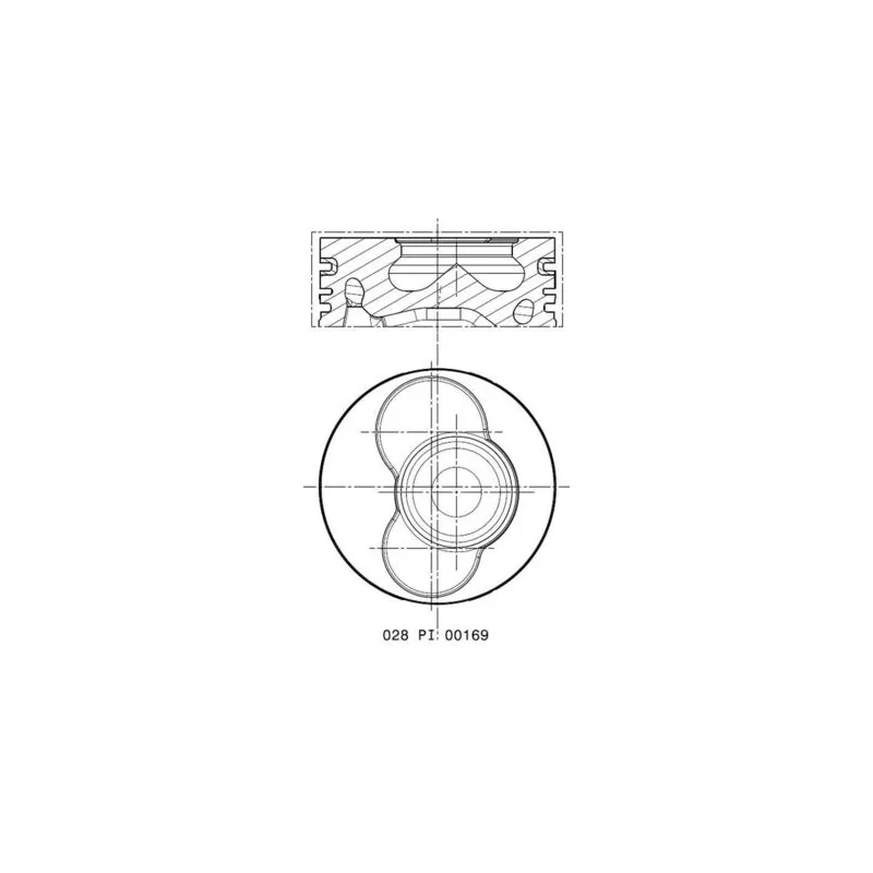 Piston MAHLE 028 PI 00169 002