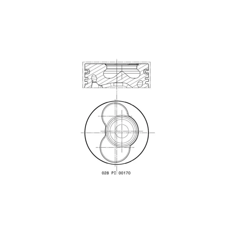 Piston MAHLE 028 PI 00170 001
