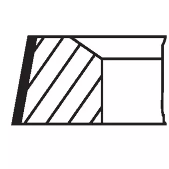 Jeu de segments de pistons MAHLE 028 RS 10101 0N1