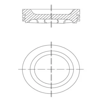 Piston MAHLE 030 34 00