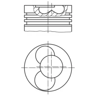 Piston MAHLE 030 80 12