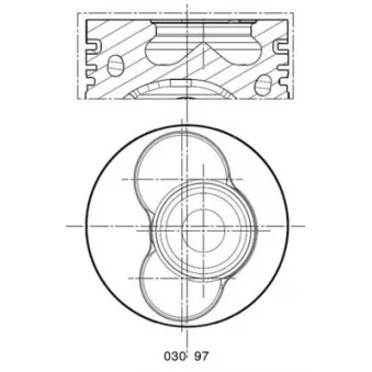 Piston MAHLE 030 97 01