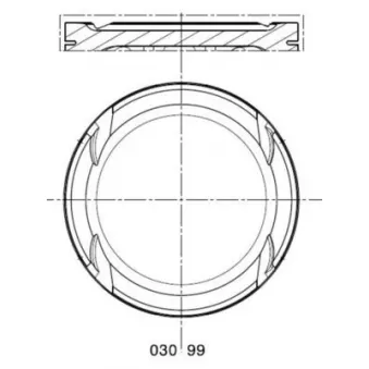 Piston MAHLE 030 99 00