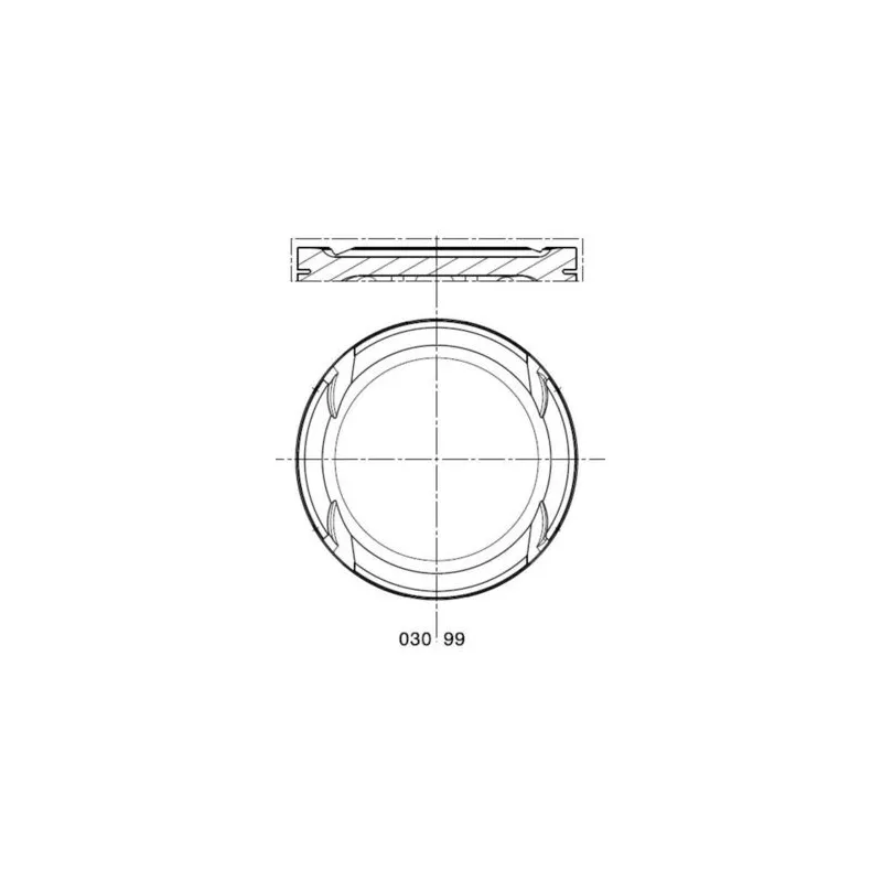Piston MAHLE 030 99 00