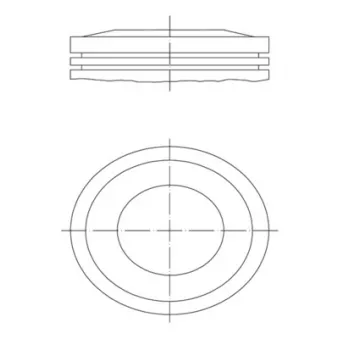 Piston MAHLE 033 10 01