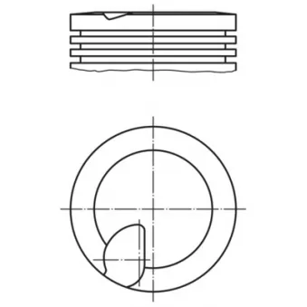 Piston MAHLE 038 41 00