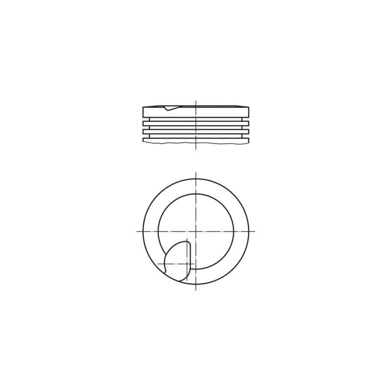 Piston MAHLE 038 41 00
