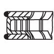 Jeu de segments de pistons MAHLE 038 52 N1 - Visuel 3