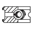 Jeu de segments de pistons MAHLE 039 01 V0 - Visuel 3