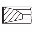 Jeu de segments de pistons MAHLE 039 52 N3 - Visuel 1