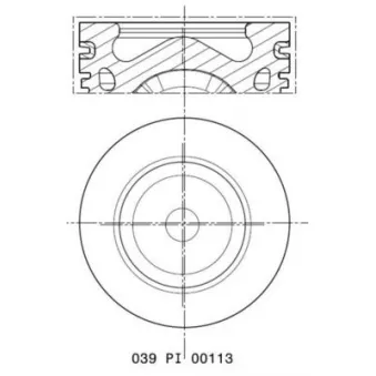 Piston MAHLE 039 PI 00113 000