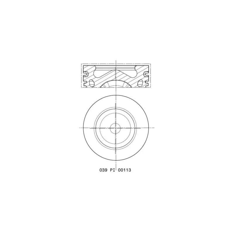 Piston MAHLE 039 PI 00113 000