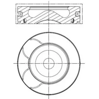 Piston MAHLE 039 PI 00128 000