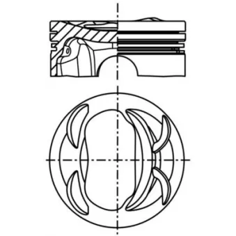 Piston MAHLE 039 PI 00129 000